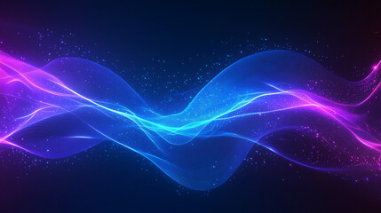 Futuristic Gradient Background with Blue and Purple Glow – Digital Abstract Backdrop

