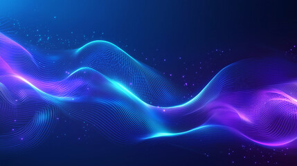 Futuristic Gradient Background with Blue and Purple Glow – Digital Abstract Backdrop

