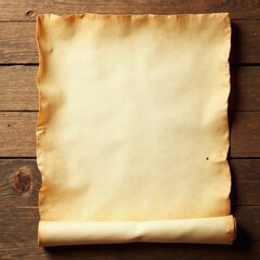 Rolled aged parchment; deeply creased, rich tone , pergamino, photography