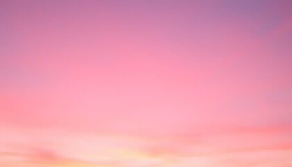 Obraz premium Pastel Pink and Orange Sky at Sunset