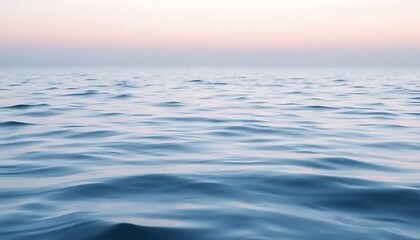 Serene Ocean Waves at Dawn Peaceful Waterscape