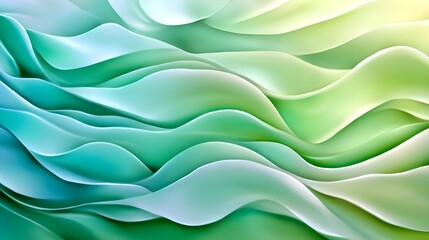 Obraz premium abstract green wave background texture - abstract backgrounds