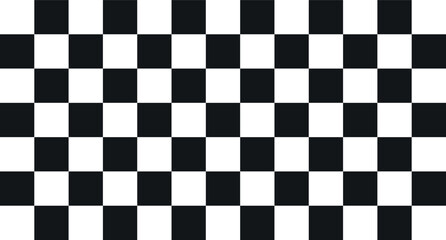 Obraz premium Abstract Classic Black and White Chessboard Pattern with Checkered Squares Background. Concept of Strategy, Board Games, Abstract Design, Timeless Patterns, Geometric Style, Minimalist Art, Textures
