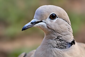 Eurasian Collared Dove Close-up
