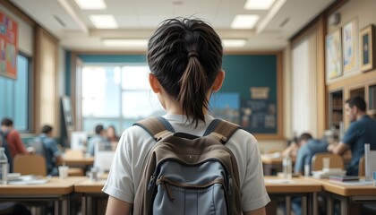 students in classroom