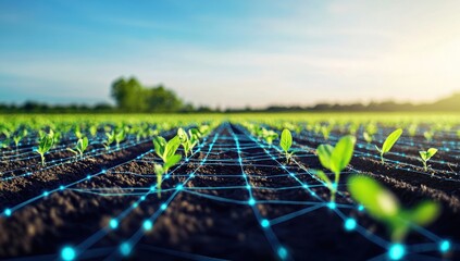 Smart Agriculture:  Future of Farming,  Precision Technology in Agriculture,  Sustainable Farming Practices,  High-Tech Crop Monitoring