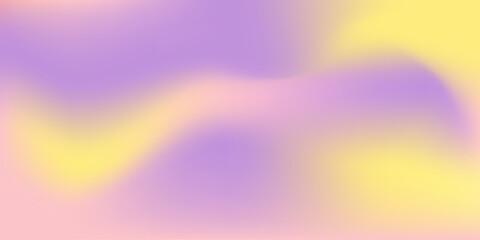 Hologram Gradient. Purple Shiny Texture. Retro Multicolor Invitation. Iridescent Background. Plastic Cover. Purple yellow neon Banner. Holographic Background. Pink Hologram Gradient