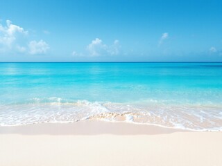 Obraz premium The sun, sand, and sea: paradise on earth. 