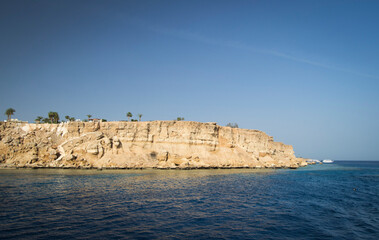 view of the coast of island. Egypt