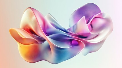 Obraz premium Abstract colorful fluid shapes.