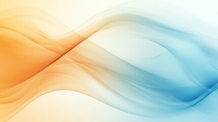 Fototapeta premium Abstract Colorful Waves Flowing through Space in Soft Gradient Design