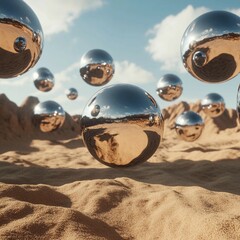 Obraz premium sun glasses on the desert