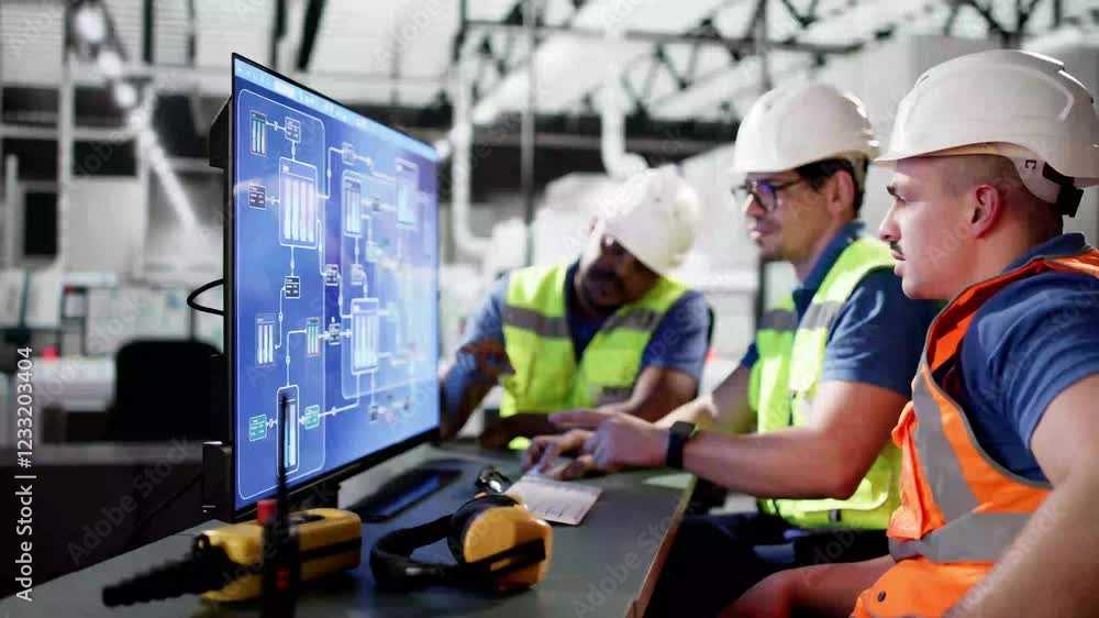 Poster Engineer Operators Using Scada System