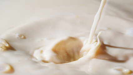 Heating milk to kill bacteria