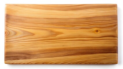 Rectangular Wooden Cutting Board, Top View