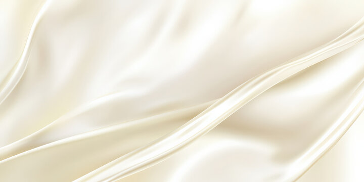 Soft ivory silk background with delicate light reflections and smooth texture, exuding sophistication.