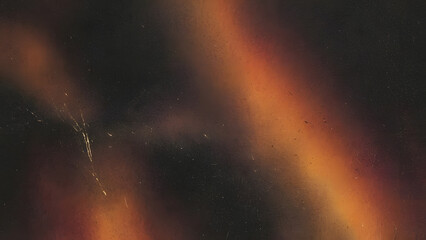 Abstract film burn overlay with vintage texture, warm hues, cinematic glow, and distressed artistic effect