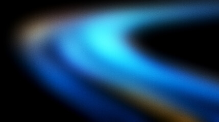 Dark blue light glowing grainy gradient, dark background noisy texture