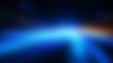 Dark blue light glowing grainy gradient, dark background noisy texture