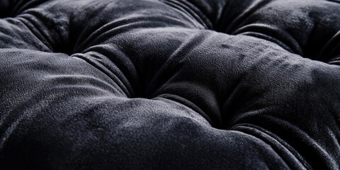 Black velvet-like background with soft folds and shadows, exuding luxury and elegance. Perfect for high-end product photography.