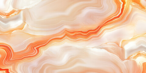 Abstract peach agate texture background with warm, soft tones and smooth, flowing layers. A gentle and inviting design perfect for modern applications.