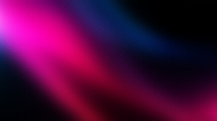 Abstract blue and purple liquid wavy shapes futuristic banner. Glowing retro waves background