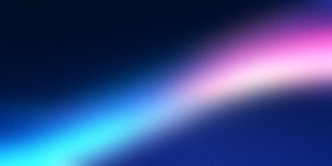 Grainy gradient background, dark blue orange red abstract color wave black backdrop, noisy texture
