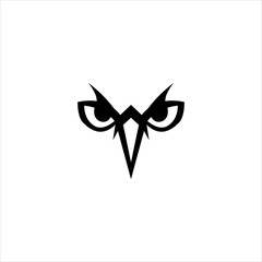 owl bird logo icon vector illustration