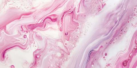 Obraz premium Light marble texture with delicate pastel pink and white veins for an elegant and refined look.