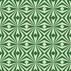 seamless geometric pattern featuring a repeating design of interlocking shapes in a refreshing shade of green