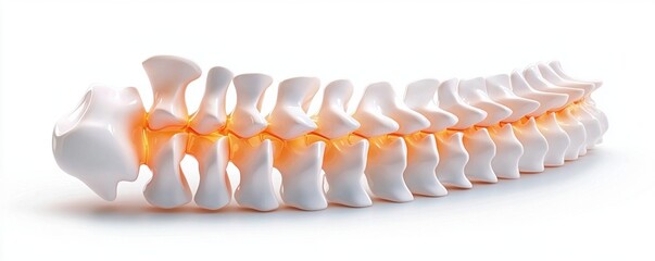 Human spine model for anatomy studies