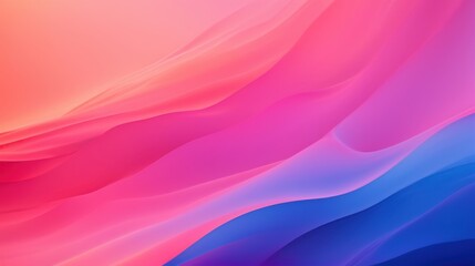 Zesty blending and vivid shapes with pink and blue tones design an abstract surface 