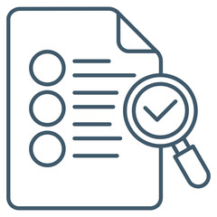 Evaluation  Icon Element For Design