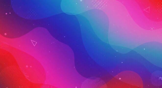 Abstract Flowing Colors: A vibrant and dynamic abstract background, showcasing a mesmerizing interplay of flowing, multicolored shapes and gradients. This design exudes energy and visual interest.