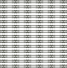 Horizontal symmetrical stripes with distortions or radio waves