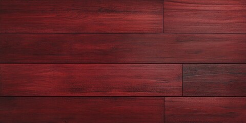 Obraz premium A close up of a red wooden floor