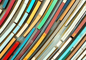 Colorful Abstract Background with Horizontal and Vertical Lines