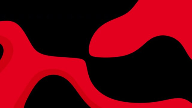 Red accents Black Background 2d liquid