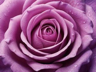 Abstract pattern glow violet purple background Close up view of a beautiful rose with curves of petals