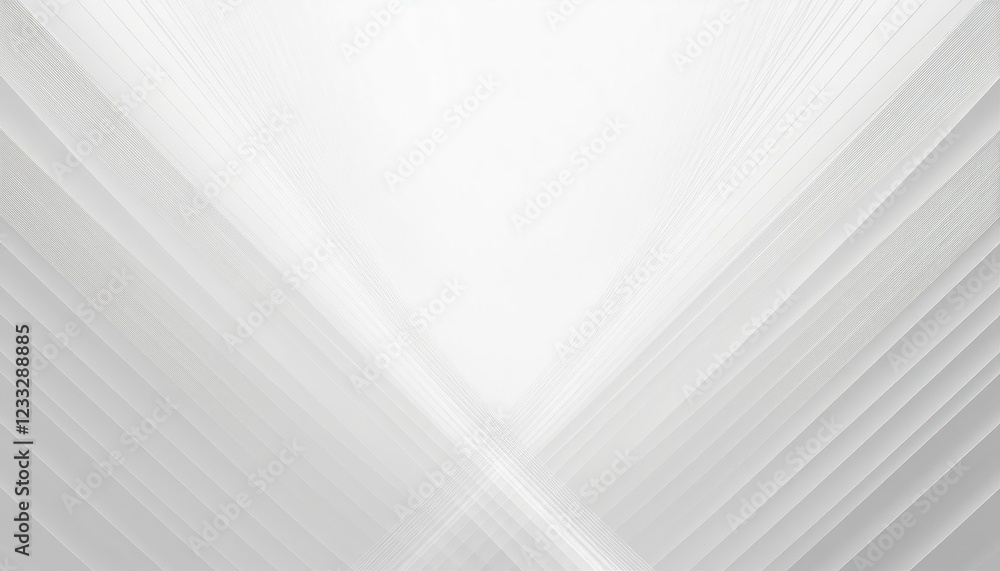 Poster striking minimalist geometric abstraction in white light background, showcasing intricate patterns a
