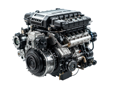 engine isolated on white background 