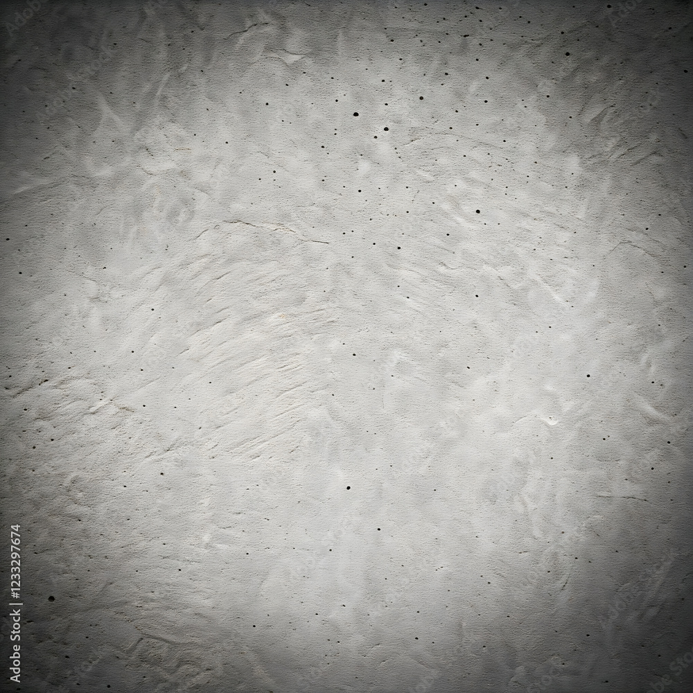 Poster a textured concrete surface with small black specks and subtle variations in shading, creating an ab