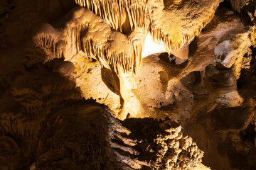 Rock formations in Carlsbad Caverns National Park, New Mexico
