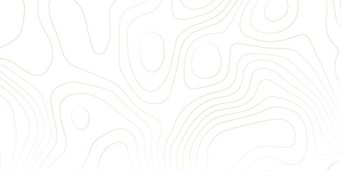 Abstract black and white topographic contours lines of mountains. Topography map art curve drawing. background, vector illustration. wave Line topography map contour background .