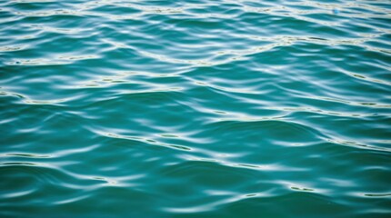 Obraz premium Gentle ripples gently forming patterns on the calm blue water 