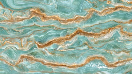 Fototapeta premium Elegant Blue and Gold Abstract Marble Texture for Design Backgrounds