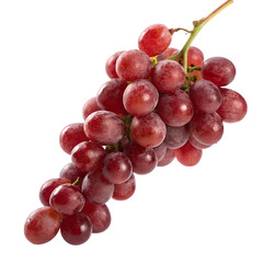 Fototapeta premium red grapes isolated on white