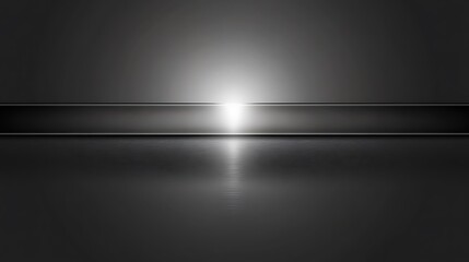 Abstract Dark Grey Background With Light Beam