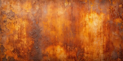 Obraz premium Rustic iron texture background with weathered orange and brown hues, iron, rust, background, texture, weathered, orange, brown, vintage