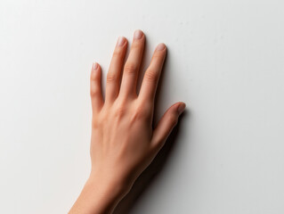 Exploring the Tactile World: A Hand Navigates Braille, Emphasizing Accessible Communication for the Visually Impaired
